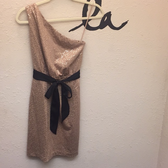 Max&Cleo Dresses & Skirts - •Max&Cleo gold sequined cocktail dress•